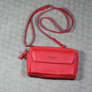 NWOT Baellerry Show You Red Crossbody Wallet